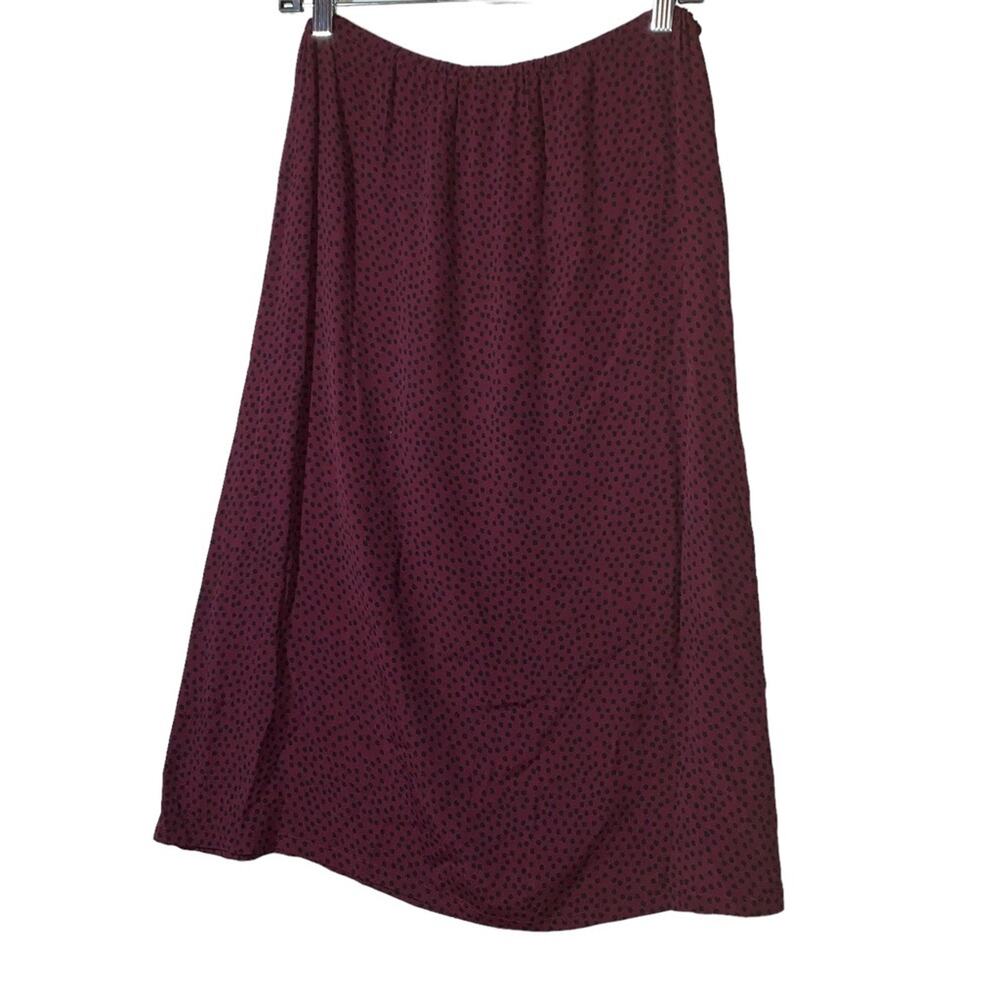 Habitat Clothes to Live In  Maroon Skirt Size S